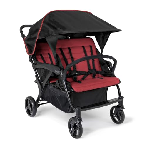 Gaggle By Foundations Odyssey 4-Sitzer-Vierlingskinderwagen,...