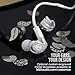 MEE audio M6 PRO In Ear Monitor Headphones for Musicians, 2nd Gen Model With Upgraded Sound, Memory Wire Earhooks & Replaceable Cables, Noise Isolating Professional Earbuds, 2 Cords Included (Clear)
