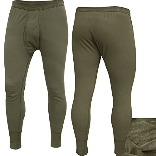 Caleçon militaire d'origine Brandit en maille bouclette vert taille L pour l'hiver