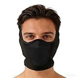 QKURT 2Pcs Winter Half Face Masks, Adjustable Windproof Half Balaclava Men Women Windproof Mask Skiing Snowboarding Motorcycling Running Balaclava Outdoor Sports Masks Breathable Thermal Mask - Image 7