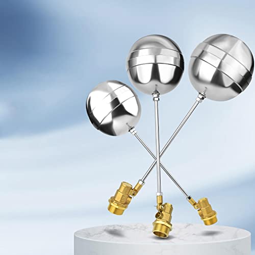 Generic Válvula de Esfera Flutuante de aço Inoxidável, Controle Automático de Válvula Flutuante, par