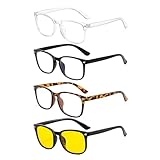 lunettes de vue anti lumiere bleue avis ULTRA-LÉGÈRES ET FLEXIBLES : Branches souples et résistantes aux déformations, monture légère pour un confort maximal ; idéales comme cadeau pour gamers, étudiants, lecteurs ou professionnels