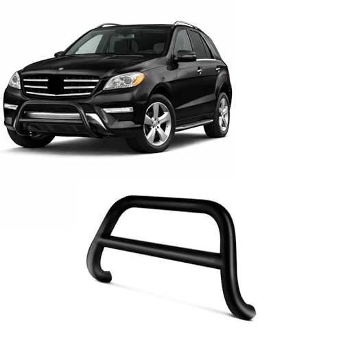 Image of Black Horse A Bar No Skid Plate Black Compatible with 2012-2015 Mercedes-Benz ML350-BB141005A