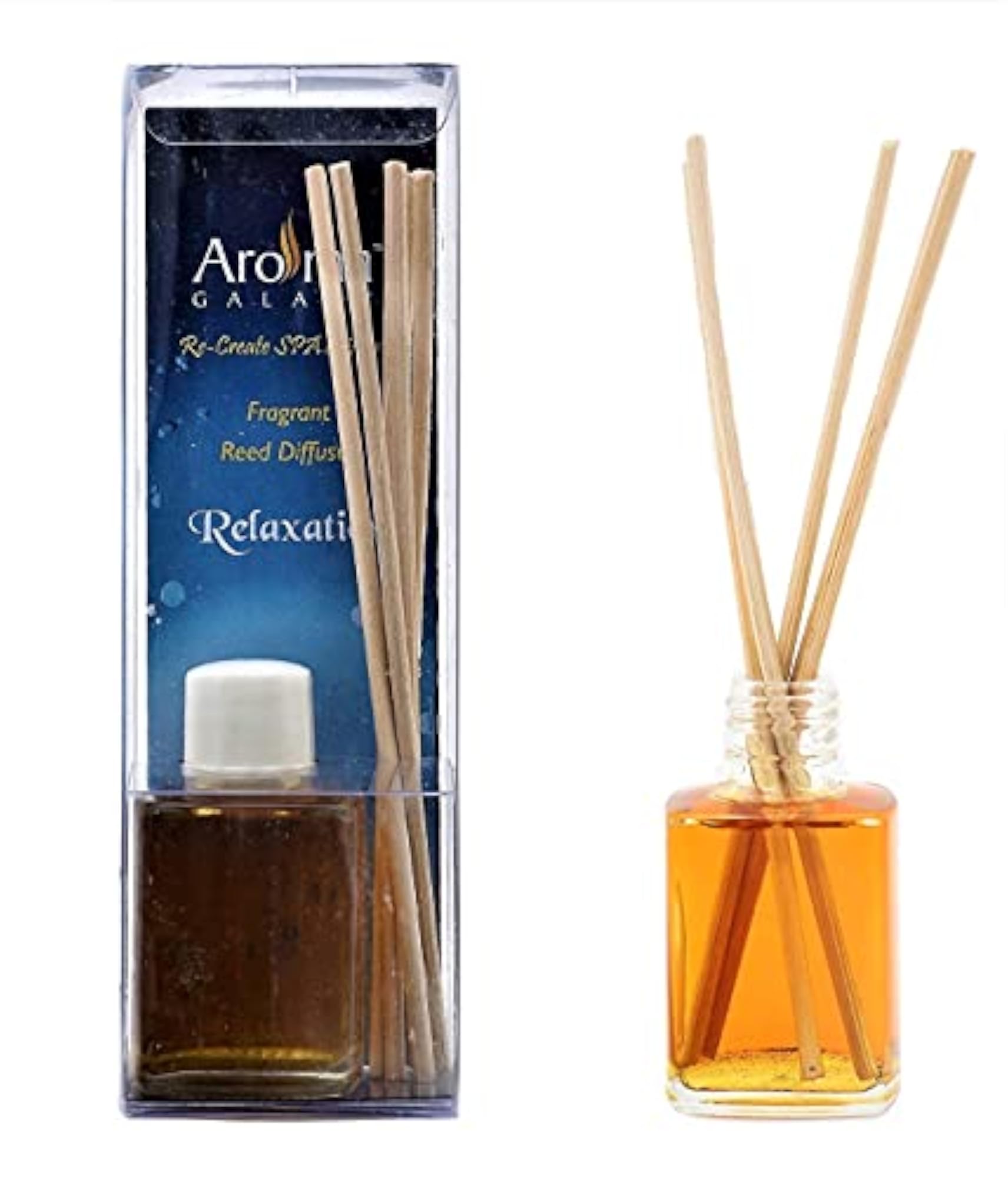 Relaxation Scented Reed Diffuser Oil with Refill Bottle, Aromatherapy Kit