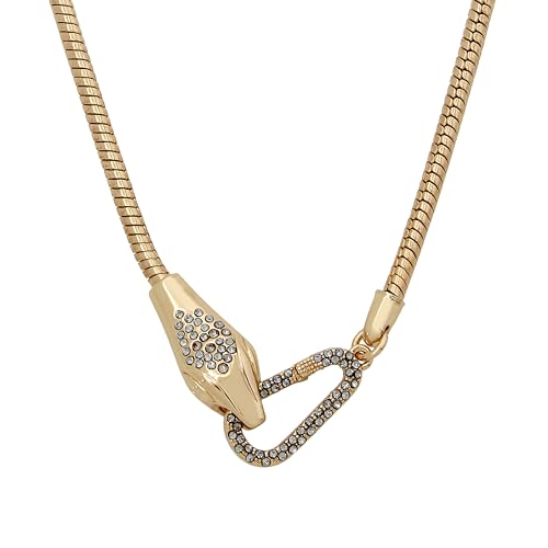 Women's Snake Head Strand Necklace2