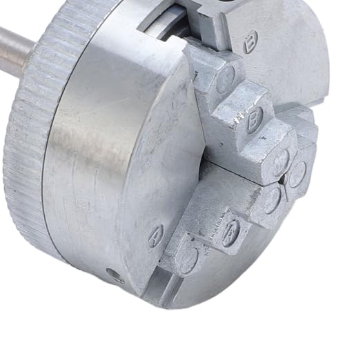 Conjunto de Mini Mandril de Torno, Estrutura Robusta e Estável Design de 3 Mandíbulas Aplicação Em M