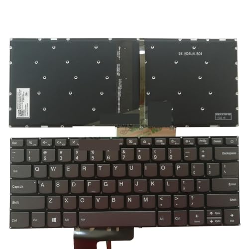 Clavier rétroéclairé américain pour travailler de nuit sur portable 320-14