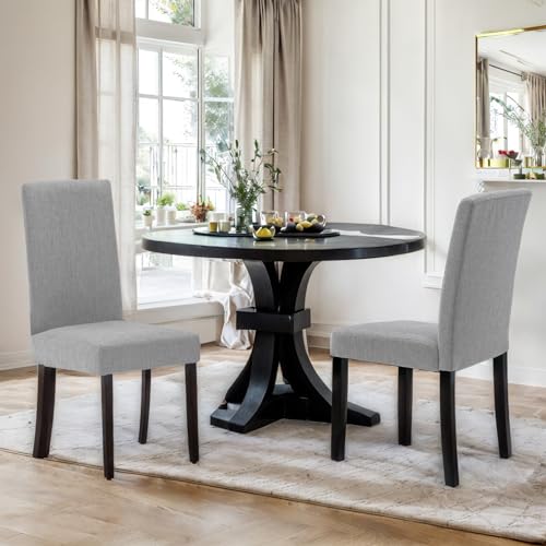 Wonder Comfort Dining Chairs, Light Gray