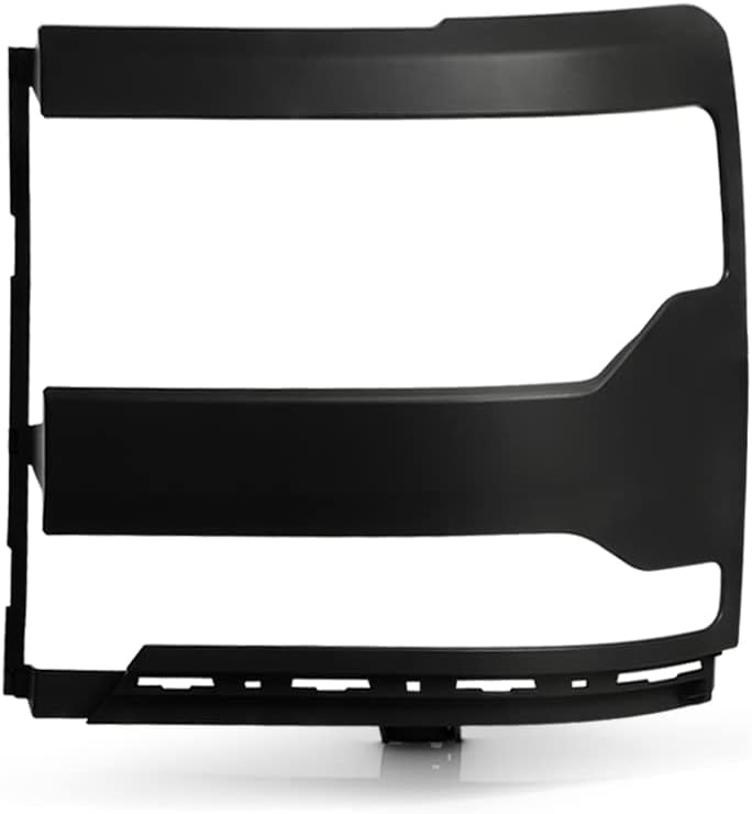 AKKON - Fits 2016-2018 Chevy Silverado 1500 2019 Silverado 1500 LD Black Headlight Trim Bezel Cover Driver Left Side