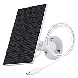 Galayou Monokristallines Solarpanel für Akku-Kamera