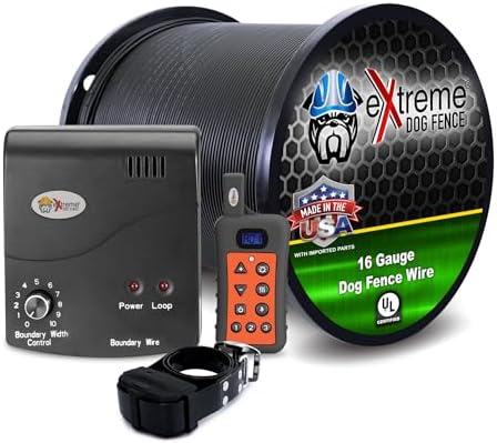 Electric Dog Fence + Remote Trainer 2-in-1, 1 Dog, 500 ft, 16 Ga Wire image 5