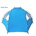 Easy Set Up Portable Sun Shelter Beach Tent Camping Shelter, 9ft Large Tent for Family, UV Protection,Blue