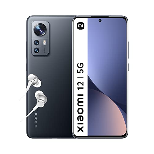Xiaomi 12 - 8+256GB スマートフォン、6.28インチ 120Hz AMOLED スクリーン、Snapdragon 8 Gen 1、50MP+13MP+5MP トリプルカメラ、4500mAh、グレー (ES バージョン + 3 年保証)