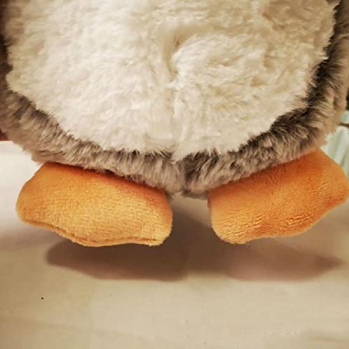 Image of Tickles Heather Owl Soft Stuffed Plush Animal Toy for Girls & Boys Kids Children Birthday Gifts (Color: Grey Size: 25 cm)