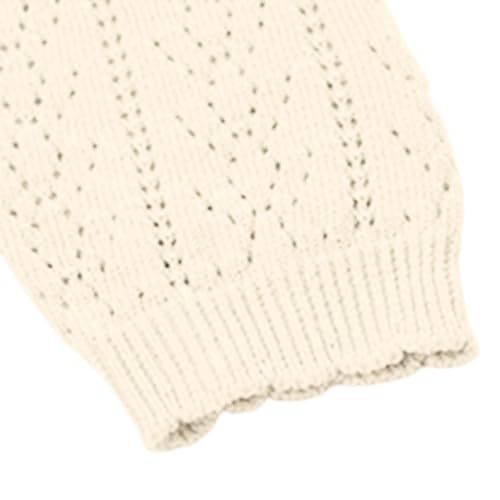 Chaqueta de punto para niños con tejido transpirable blanco 7
