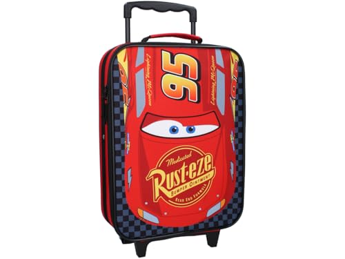 Vadobag Kinder Trolley Cars Kinderkoffer Kindertrolley McQueen Trolly Jungen Handgepäck Kindergepäck
