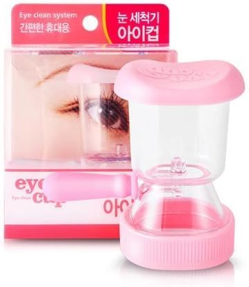 Tritan Copolyester (BPA Free) Eye Clean System with Pressing Pipet Eye Wash (Pink)