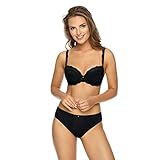 VIANIA! Dekolleté Push-Up BH Leni 204463 mit Bügel Dirndl-BH Farbe Schwarz, Größe:85, Cup:B