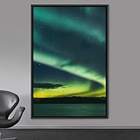 Framed Canvas Wall Art Beautiful Landscape Canvas Prints Home Artwork Decoration for Living Room,Bedroom - 16x24 inches