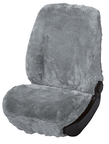 Preisvergleich Produktbild Walser 19325 Autositzbezug aus Lammfell mit Kunstpelz, Silber