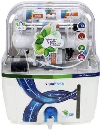EUROMAX Aquafresh Swift 15 Liter 7 Stage RO + UV + UF + Alkaline + TDS Water Purifier For Home/Office