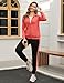 Demegimi Bequemer Damen Jogginganzug Zweiteiler mit Atmungsaktivem Stoff Sportanzug für Gym Freizeit Fitness Outdoor Homewear Loungewear Streetwear Style