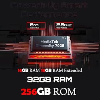 CUBOT Kingkong 11 – 5G Smartphone 6,72" FHD+ 120Hz, 16GB RAM (16GB+16GB Erweitert), 256GB ROM, 108MP Kamera, 10200mAh Akku, Android 15, Dimensity 7025, Schwarz