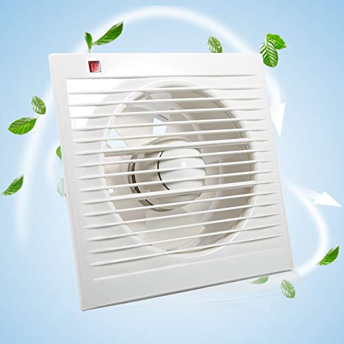 Silent Extractor Fan 150mm (6") 22W with Timer – Fresh Air Quality and Convenience – White – Shower, Wall, Ceiling Mounted – Kitchen, Toilet, Bathroom