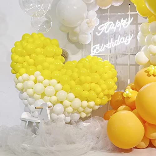 Image of Yellow Balloons 110Pcs, 5 Inch Small Yellow Latex Party Balloons, Mini Thick Yellow Balloons for Birthday Wedding Baby Shower Decorations.