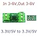 EMCONRTOL 5PCS DC 3.3V/5V/12V/24V Digital Logic Level Conversion Module PNP/NPN to NPN PNP MCU PLC IO Switch Signal Isolation Protection Board(in 3-8V Out 3-8V)