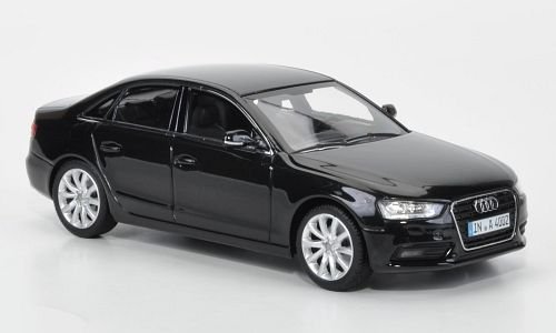 Preisvergleich Produktbild Audi A4, met.-schwarz, 2012, Modellauto, Fertigmodell, Minichamps 1:43