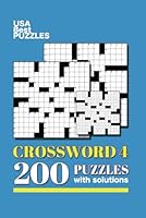USA Best Crosswords 4: 200 Puzzles Easy to Hard for Adults with solutions B0F3L2G47N Book Cover