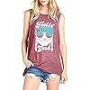 BASCIHOUSE-Women-Tank-Top-Letter-Printed-Shirt-Funny-Graphic-Tee-Summer-Casual-Sleeveless-Vest-Tops Women Tank Top Letter Printed Shirt Funny Graphic Tee Summer Casual Sleeveless Vest Tops (Pink, Medium)