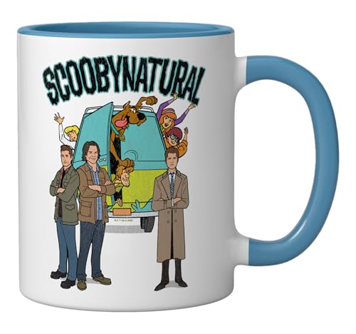 Taza Cerámica Scooby-Doo 11 Onzas Azul/Blanca miniatura 2