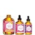 Anti-Aging Power Pack, with Vitamin E Serum, Pomegranate Seed Oil 2oz, Coffee Eye Lift Serum 1oz, for Hair, Skin, and Face