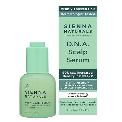 Sienna Naturals - D.N.A. Scalp Serum - Hair Growth for Thinning Hair - 1oz
