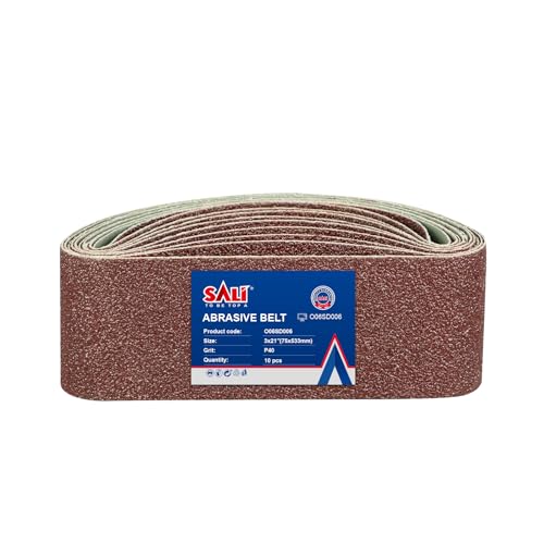 SALI Schleifbänder 10 Stück 75 x 533 mm Schleifband Körnung...
