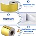 Xinhan (Gold,Silver,Black) Aluminum Foil Heat Shielding Tape High Temperature Heat Reflective Adhesive Backed Tape Compatible With Car Intake Pipe Engine Bay Hoses Wires Etc (Gold, 2in x 15ft)