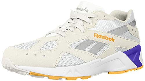 Reebok Unisex Adult's AZTREK SHOES White/True Grey/Solar Gold/Team Purple 9.5 M US