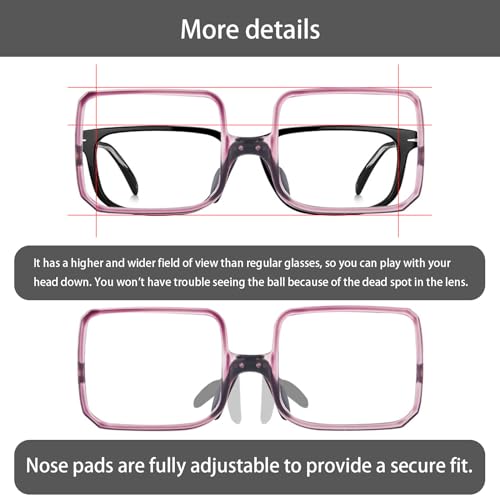 Lunettes de billard pour la compétition et le jeu de précision