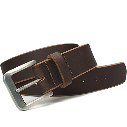 Nickel Smart Roan Mountain Titanium Brown Belt - 38" #TOP2