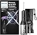Philips Sonicare Cordless Power Flosser 3000 Oral Irrigator - Water Flosser for Teeth, Gums and Dental Care, Black (Model HX3826/33)