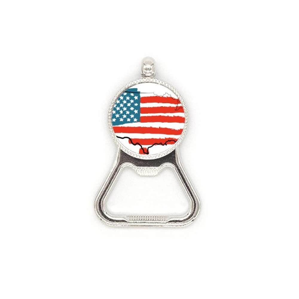 Décapsuleur en acier inoxydable motif drapeau américain idée cadeau originale