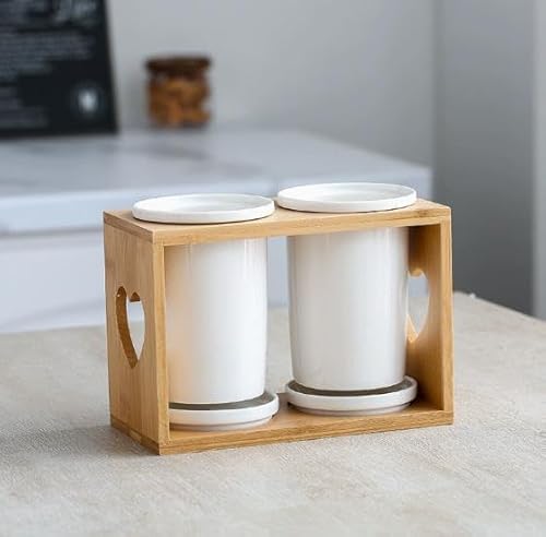 箸立て おしゃれ 箸水切り 箸 フォーク 水切り キッチン箸立て ツール立て キッチン カトラリー スタンド 箸収納管 キッチン用品 陶器 天然木製 猫 箸立て 卓上 卓上 キッチン 食器収納 カトラリーホルダー キッチンダイニングテーブルツール スプーン