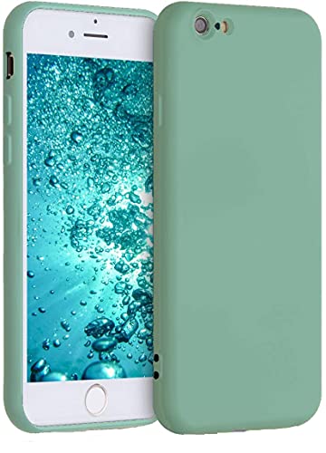 Captor Cover Colorata per iPhone 6 / 6S, Custodia TPU in Silicone Flessibile Morbida con Microfibra, Protezione di Alta Qualità con Bordo Rialzato per Schermo e Fotocamera (Verde)