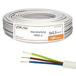 Voxura – NYM-J 3x2,5 mm² 100m Ring Mantelleitung Installationskabel S