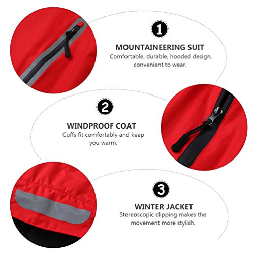 KESYOO Jaquetas de Snowboard para Homens Com Capuz Inverno Inverno Esqui Impermeável Esqui Quente In