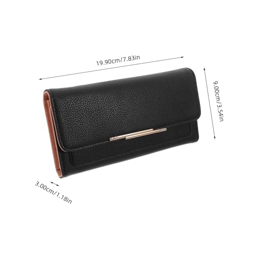 Women's Clutch Pu Leather Wallet Trifold Design Long Wallet Fashion and Practical for Ladies2