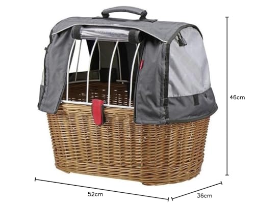 KLICKfix Fahrradtasche DOGGY BASKET PLUS FIX, schwarz, M, 0399FH