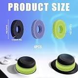 Penitue 6pcs Precision Rings for Gaming Controllers, Sponge Ring Gaming Thumbstick Control Aim Assist Accessory Compatible with PS4, PS5, PS Portal, Xbox One, Playstation 5 - Image 2